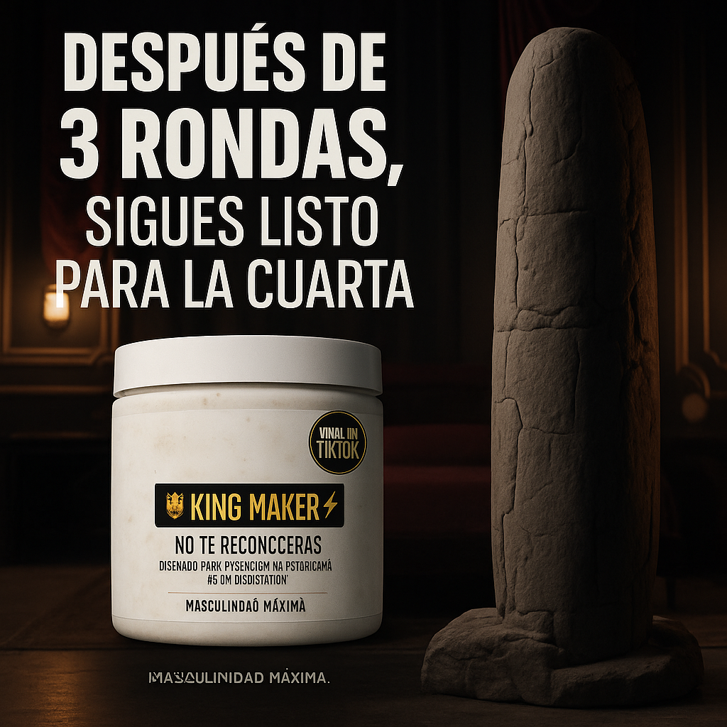 Suplemento 13 en 1 Aumenta la resistencia, el crecimiento muscular y la recuperación. King Maker