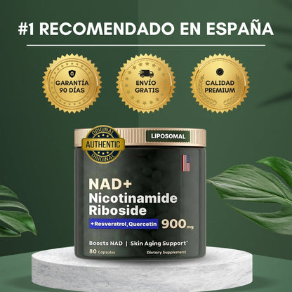 Cuida tu salud con el único NAD+ auténtico, seguro y clínicamente probado para revitalizar cuerpo y mente