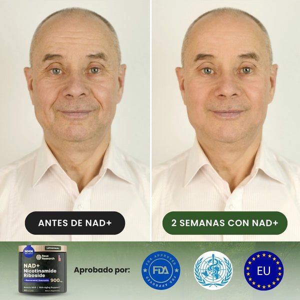 ¡Activa tu NAD+ y recupera la energia, vitalidad y claridad mental que tenías a los 20!