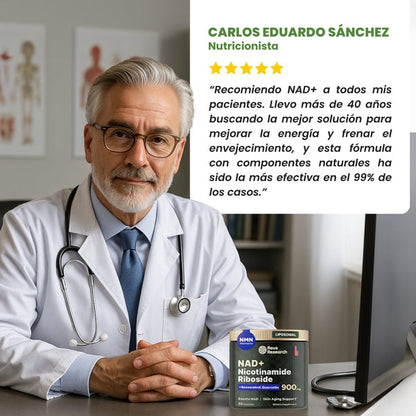 ¡Activa tu NAD+ y recupera la energia, vitalidad y claridad mental que tenías a los 20!