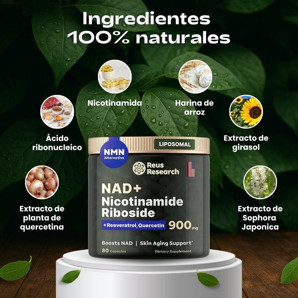 ¡Activa tu NAD+ y recupera la energia, vitalidad y claridad mental que tenías a los 20!