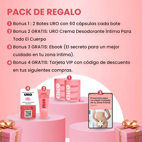 Elimina y previene infecciones, el mal olor y picazón en tu zona íntima en solo 1 semana URO®