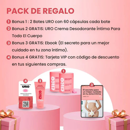 Elimina y previene infecciones, el mal olor y picazón en tu zona íntima en solo 1 semana URO®