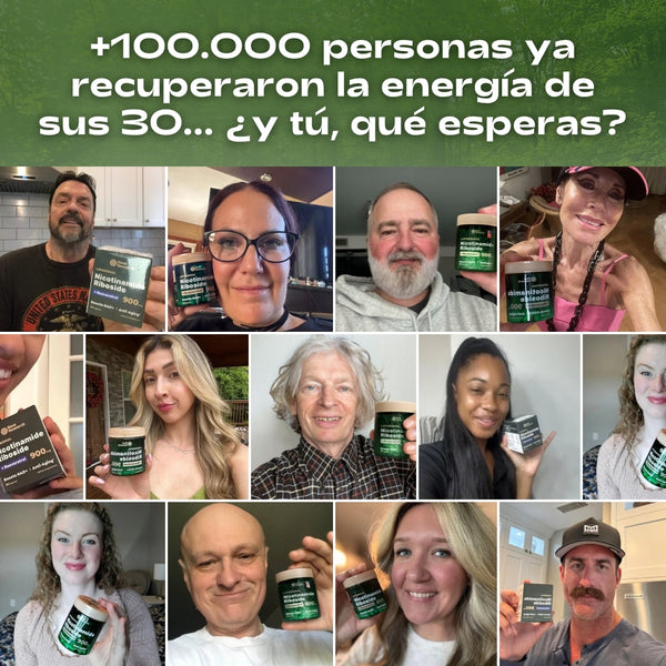 ¡Activa tu NAD+ y recupera la energia, vitalidad y claridad mental que tenías a los 20!