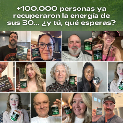 ¡Activa tu NAD+ y recupera la energia, vitalidad y claridad mental que tenías a los 20!