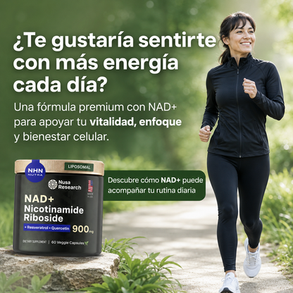 Cuida tu salud con el único NAD+ auténtico, para revitalizar cuerpo y mente