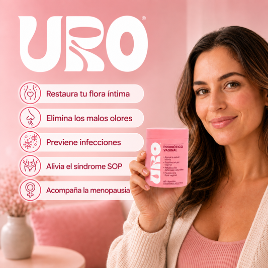 Probiótico Vaginal URO para el olor íntimo y el equilibrio de la flora